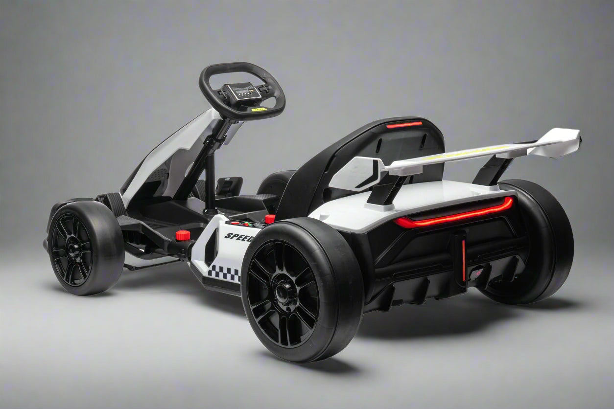 Drifter Go-Kart | Kids Electric Ride-On Car | 24V | High Speed | Brushless | Adjustable Seat | Metal Chassis