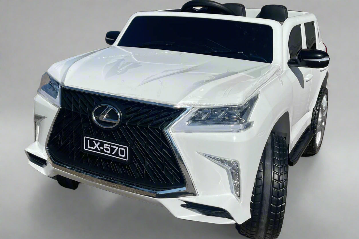 Lexus LX 570 4x4 | Kids Electric Ride-On Car | 12V | Remote Control | Bluetooth | Rocking | XL 1 Seater