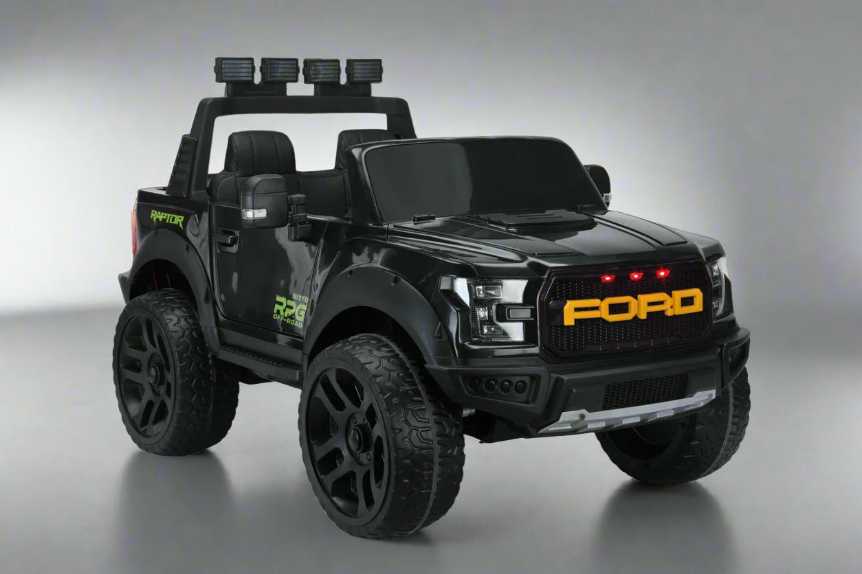 Ford F-150 Raptor 4x4 | Kids Ride-On Electric Car | 12V 12AH | Remote Control | 2 Seater | Trunk Storage