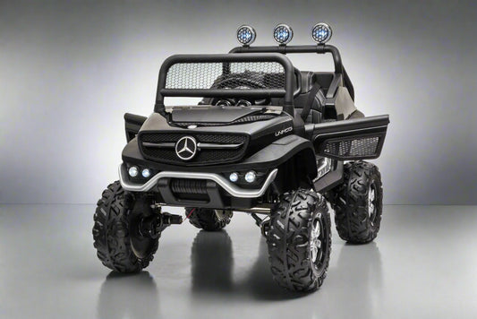 Mercedes-Benz Unimog 4x4 | Kids Electric Ride-On Car | 12V 10AH | Remote Control | 2 Seater | 4 Shocks