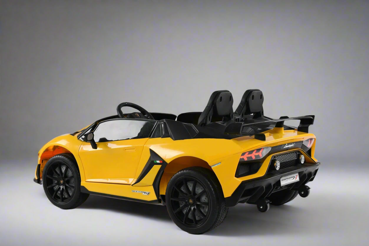 Lamborghini Aventador SVJ 2 Seater | Kids Ride-On Electric Car | 24V | Remote Control | Phone App
