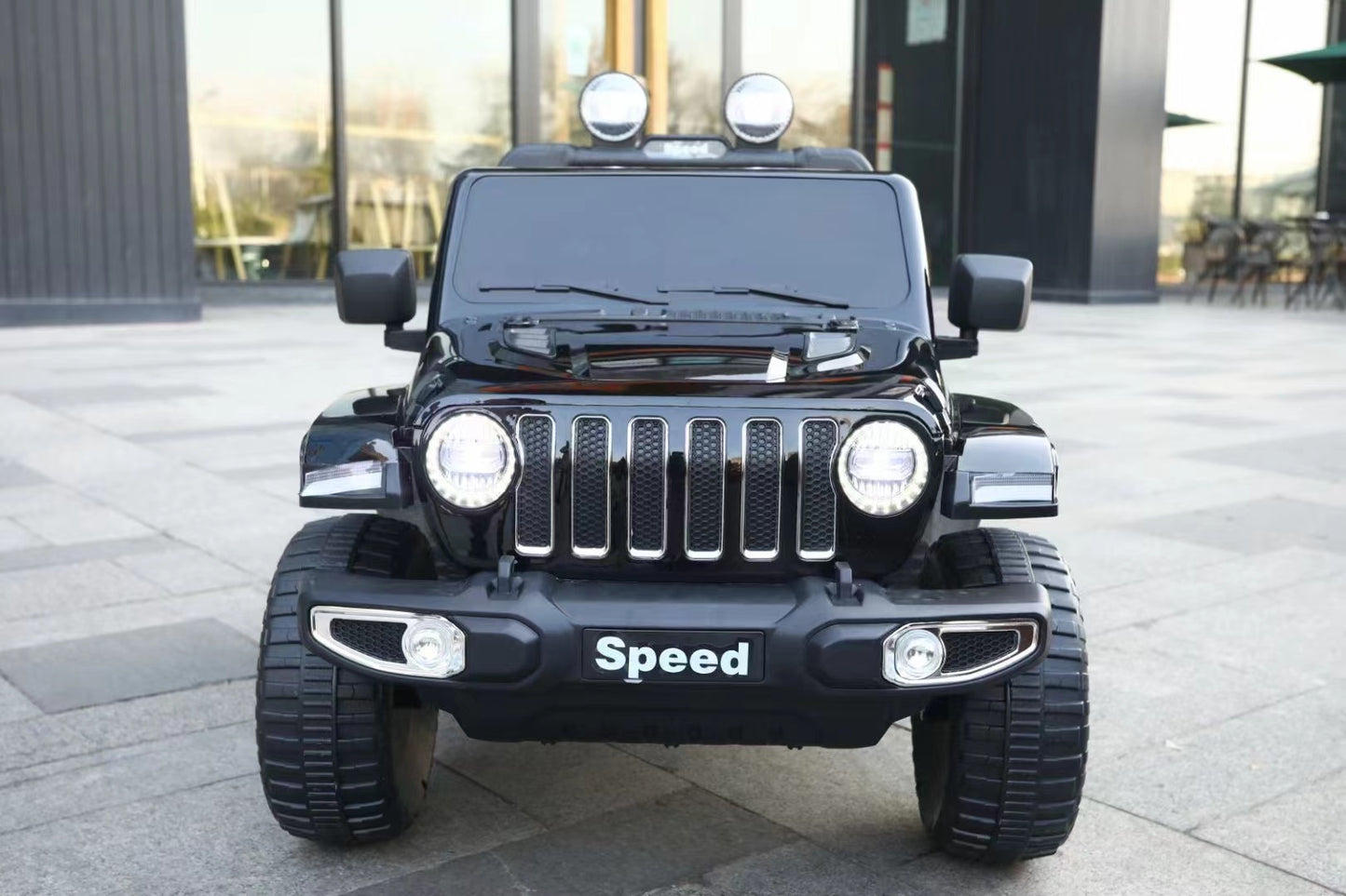 Jeep Rubicon 4x4 | Kids Electric Ride-On Car | 12V 9AH | Remote Control | 2 Seater | Rocking Feature