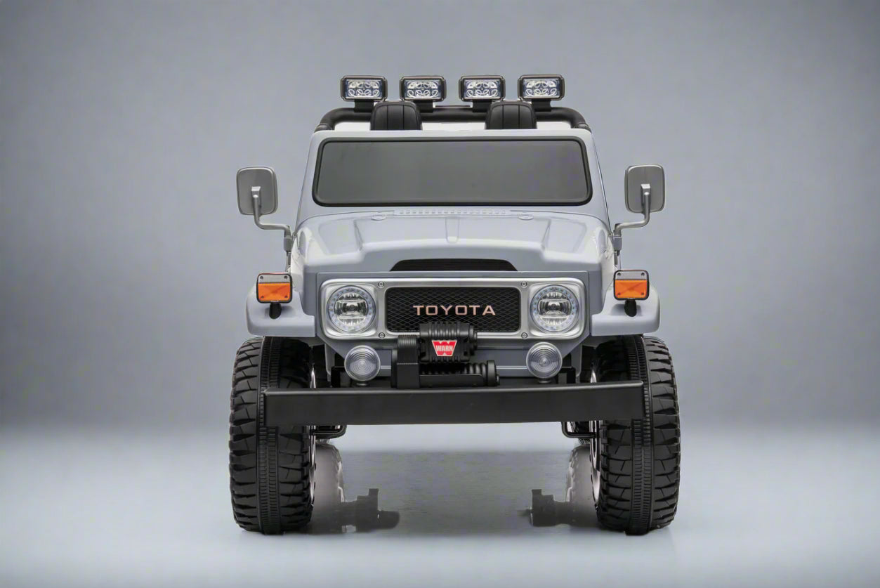 1974 Toyota Land Cruiser FJ40 4x4 | Kids Electric Ride-On Car | 24V | Remote Control | 2 Seater | Bluetooth