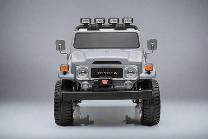 1974 Toyota Land Cruiser FJ40 4x4 | Kids Electric Ride-On Car | 24V | Remote Control | 2 Seater | Bluetooth