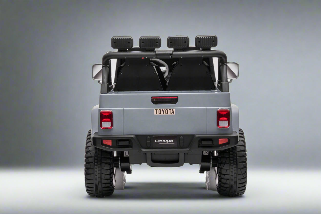 1974 Toyota Land Cruiser FJ40 4x4 | Kids Electric Ride-On Car | 24V | Remote Control | 2 Seater | Bluetooth