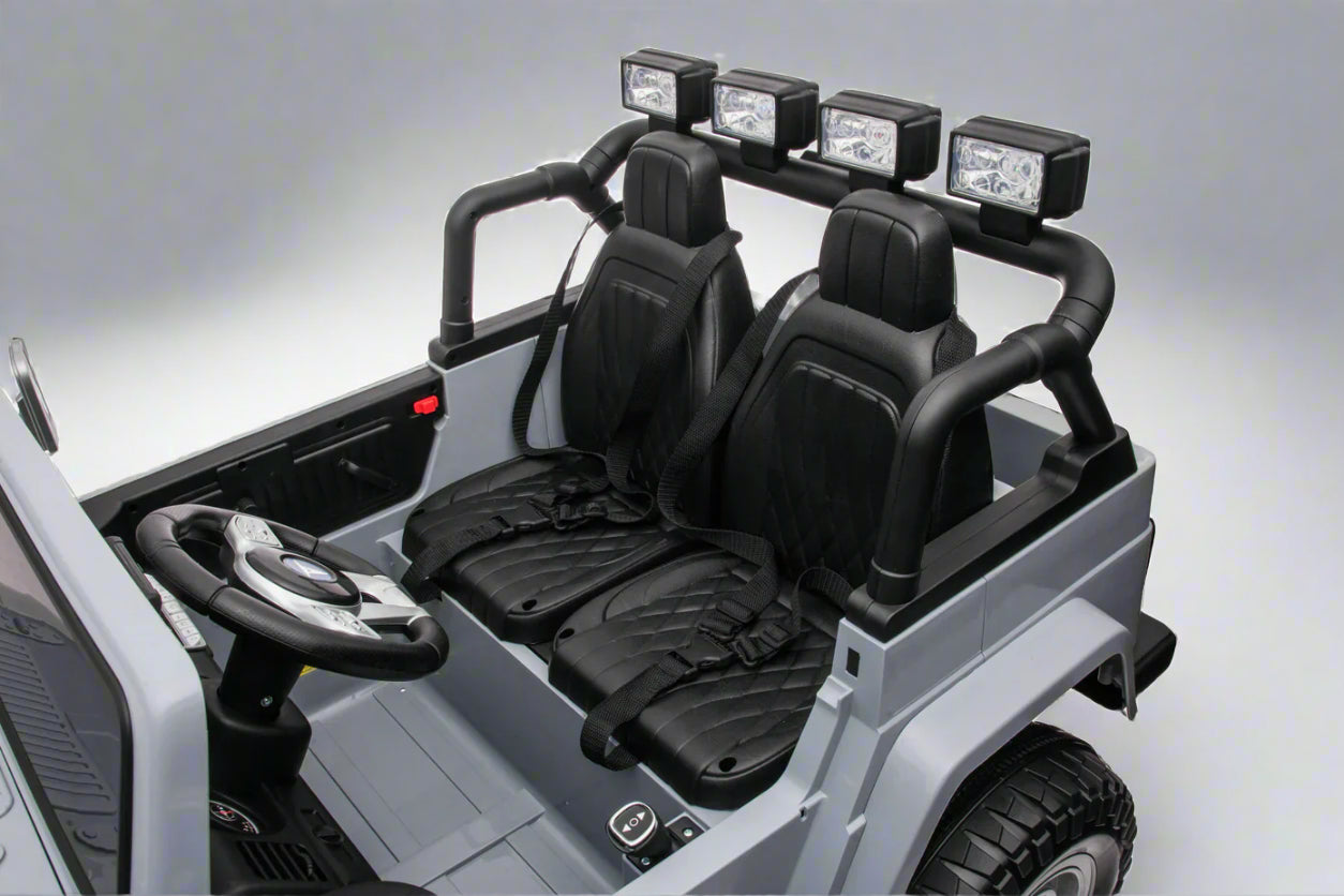 1974 Toyota Land Cruiser FJ40 4x4 | Kids Electric Ride-On Car | 24V | Remote Control | 2 Seater | Bluetooth