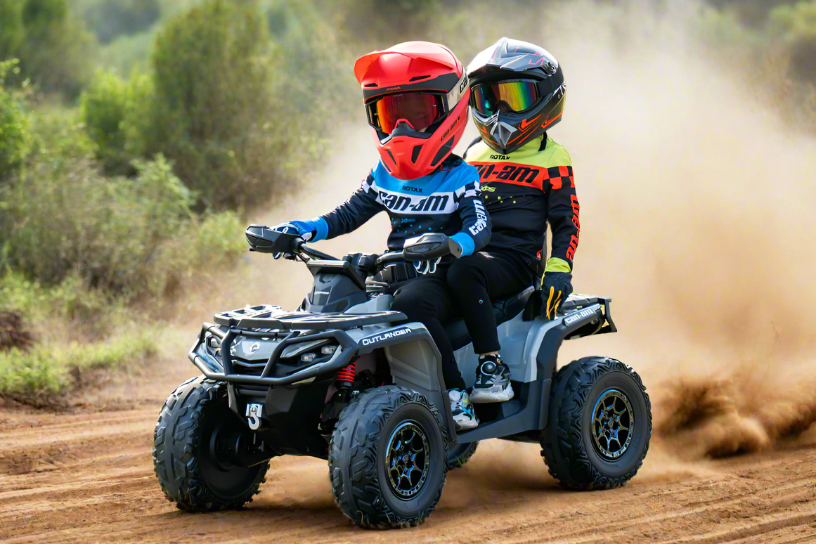 Can-Am Outlander 4x4 XL ATV | Kids Electric Ride-On ATV | 24V | 2 Seater | High Speed | 800-Watt Motors