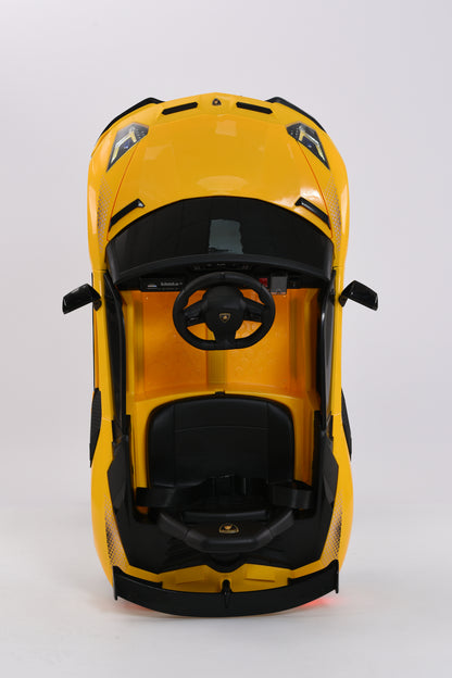 Lamborghini Aventador SVJ | Kids Electric Ride-On Car | 12V | Remote Control | Bluetooth | Phone App