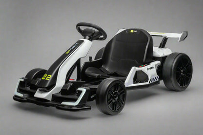 Drifter Go-Kart | Kids Electric Ride-On Car | 24V | High Speed | Brushless | Adjustable Seat | Metal Chassis