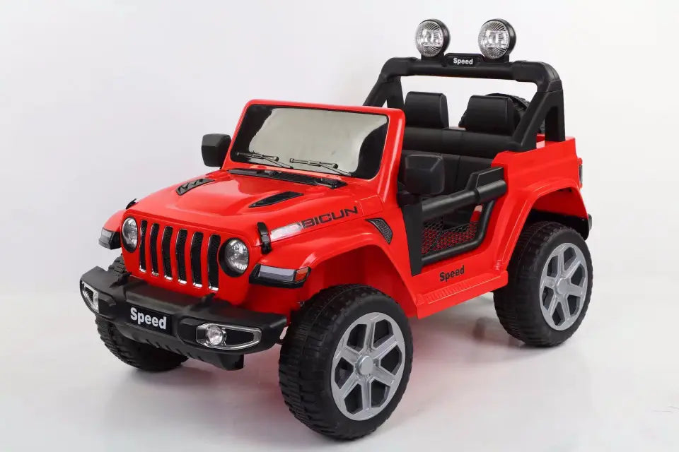 Jeep Rubicon 4x4 | Kids Electric Ride-On Car | 12V 9AH | Remote Control | 2 Seater | Rocking Feature