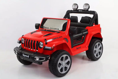 Jeep Rubicon 4x4 | Kids Electric Ride-On Car | 12V 9AH | Remote Control | 2 Seater | Rocking Feature