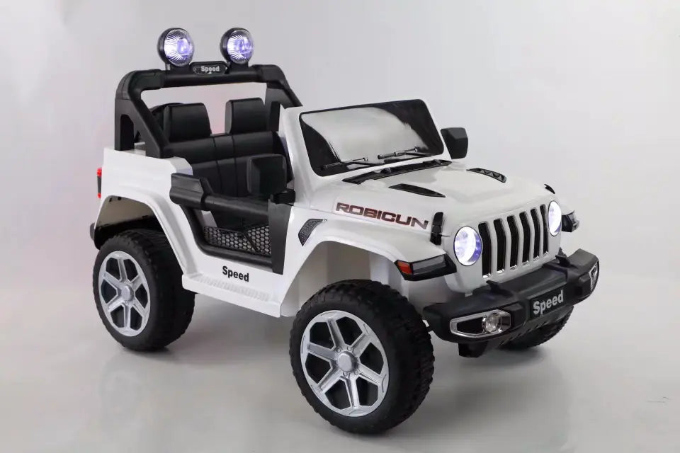 Jeep Rubicon 4x4 | Kids Electric Ride-On Car | 12V 9AH | Remote Control | 2 Seater | Rocking Feature