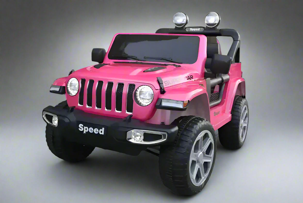 Jeep Rubicon 4x4 | Kids Electric Ride-On Car | 12V 9AH | Remote Control | 2 Seater | Rocking Feature