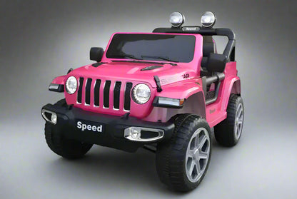 Jeep Rubicon 4x4 | Kids Electric Ride-On Car | 12V 9AH | Remote Control | 2 Seater | Rocking Feature