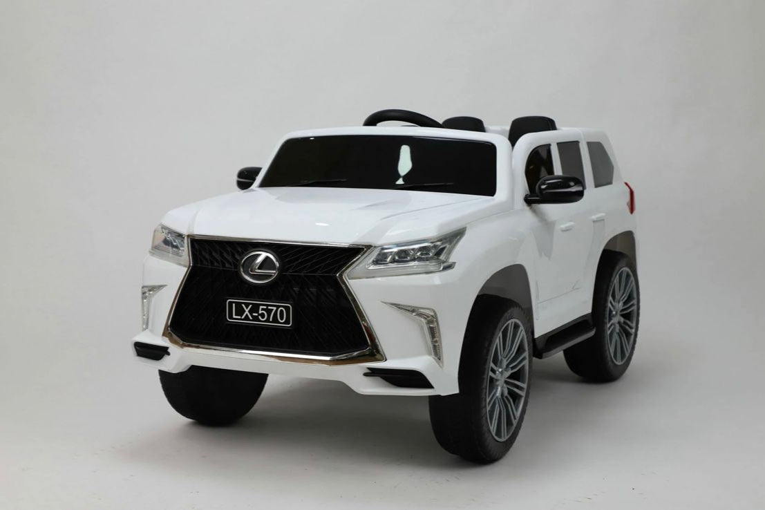 Lexus LX 570 4x4 | Kids Electric Ride-On Car | 12V | Remote Control | Bluetooth | Rocking | XL 1 Seater