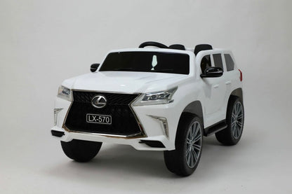 Lexus LX 570 4x4 | Kids Electric Ride-On Car | 12V | Remote Control | Bluetooth | Rocking | XL 1 Seater
