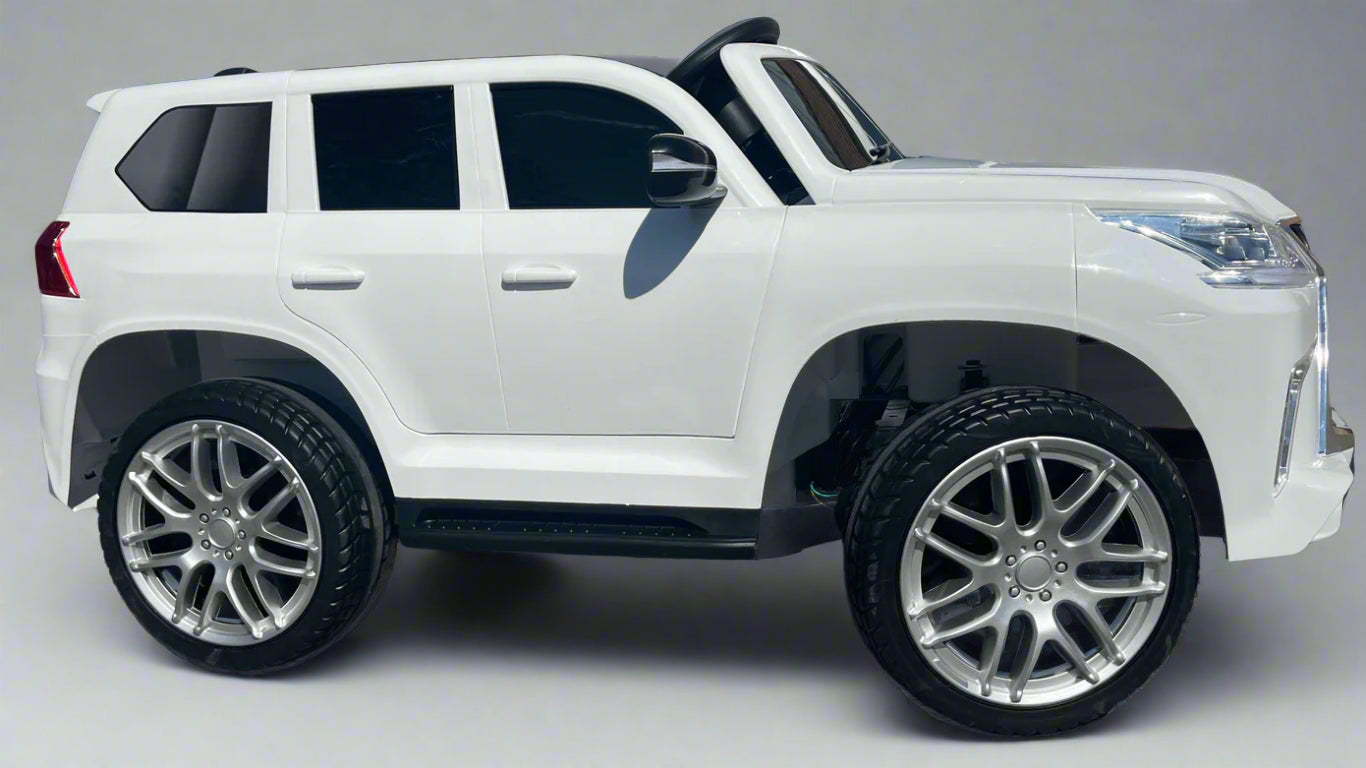 Lexus LX 570 4x4 | Kids Electric Ride-On Car | 12V | Remote Control | Bluetooth | Rocking | XL 1 Seater