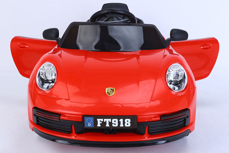 Porsche 911 | Kids Electric Ride-On Car | 12V | Remote Control | Rocking Feature