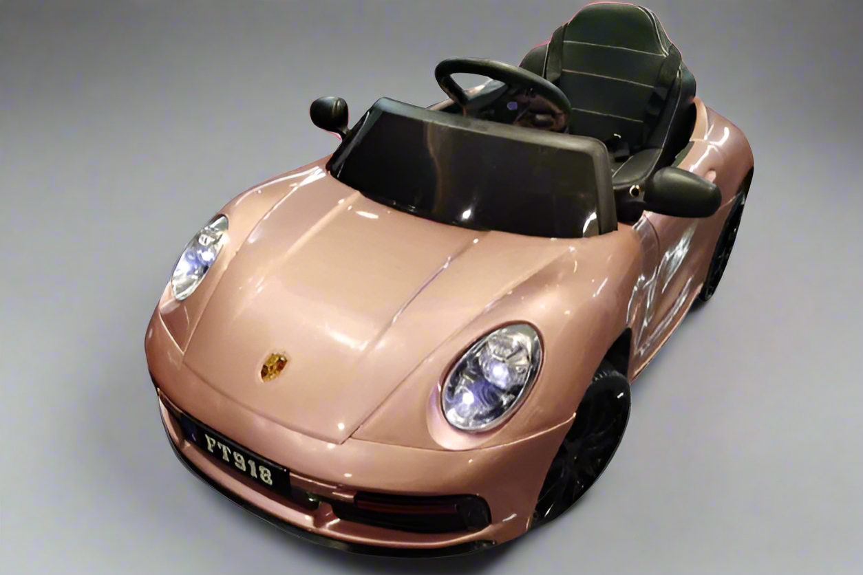 Porsche 911 | Kids Electric Ride-On Car | 12V | Remote Control | Rocking Feature