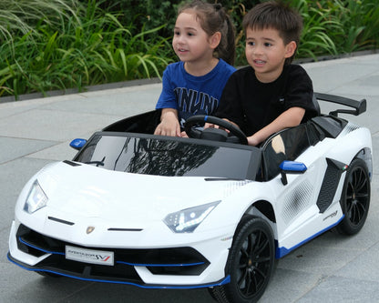 Lamborghini Aventador SVJ 2 Seater | Kids Ride-On Electric Car | 24V | Remote Control | Phone App