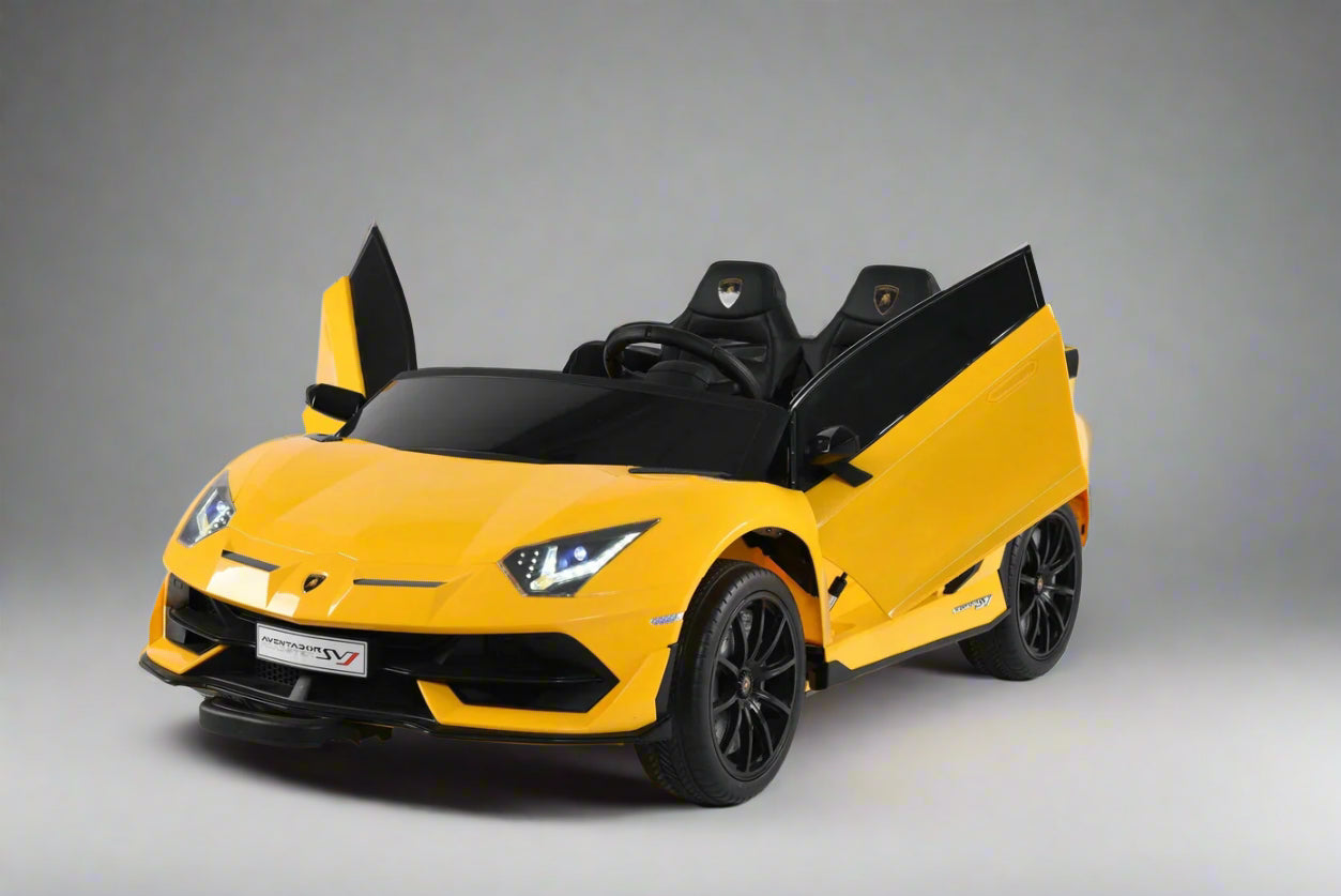 Lamborghini Aventador SVJ 2 Seater | Kids Ride-On Electric Car | 24V | Remote Control | Phone App