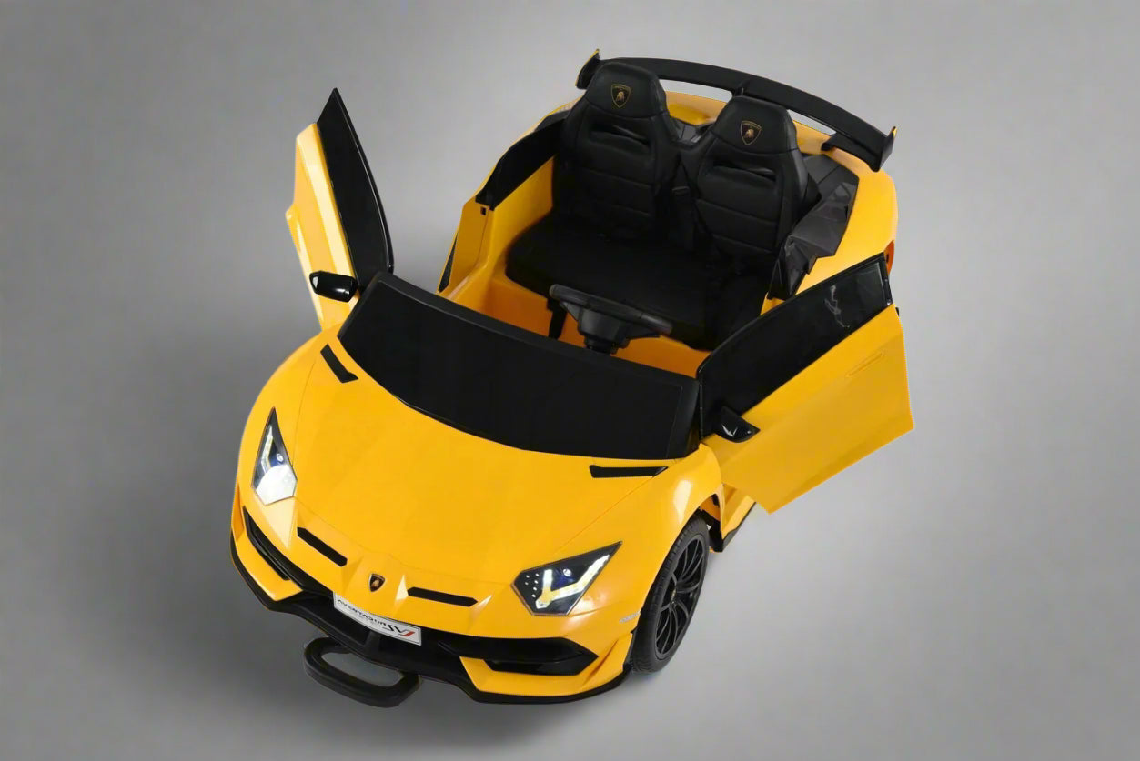 Lamborghini Aventador SVJ 2 Seater | Kids Ride-On Electric Car | 24V | Remote Control | Phone App