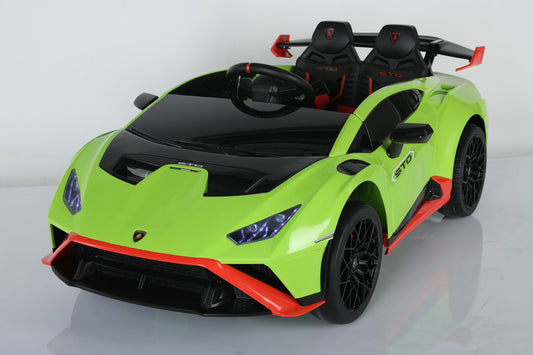 Lamborghini Huracan STO Drifter | Kids Electric Ride-On Car | 24V | Remote Control | High Speed